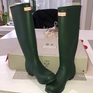 Tall Hunter rain boots